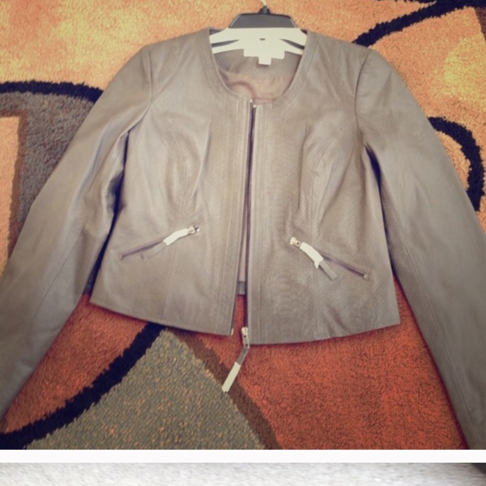 NWT BAGATELLE LEATHER JACKET SMALL